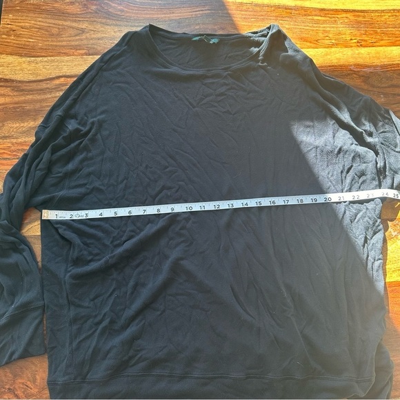 Designer Polo Ralph Lauren oversized Long Sleeve shirt sweatshirt 2X XXL black - Picture 7 of 9